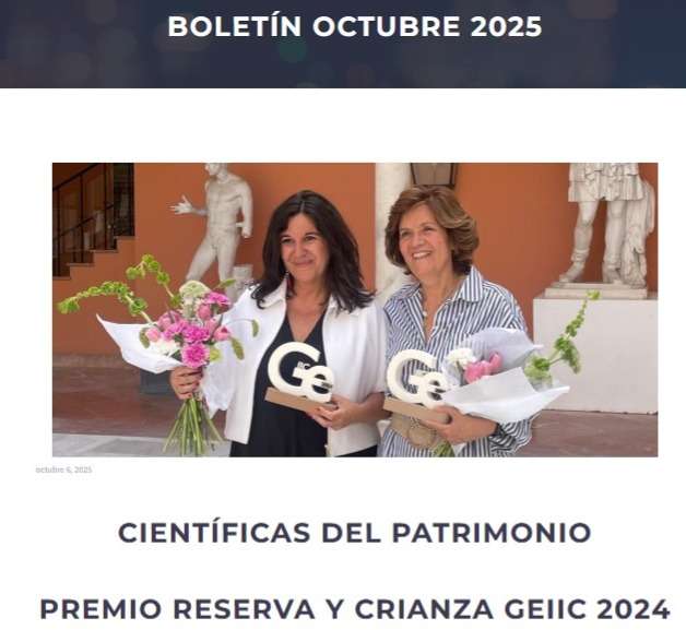 30/05/2025 Científicas del Patrimonio. Premios Crianza y Reserva GEIIC 2024